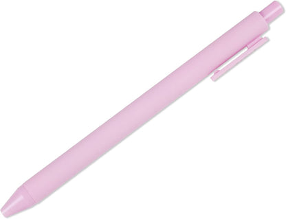 12 Pcs Gel Ink Pens Black Ink 0.5 mm Fine Point Smooth Writing Cute Pens for Office School (Light Pink)