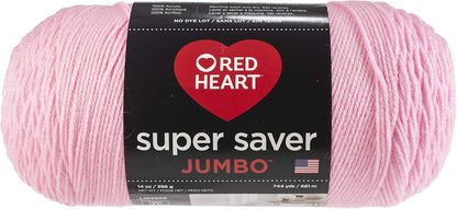 Coats Yarn E302B.0373 Super Saver Jumbo Yarn, Petal Pink