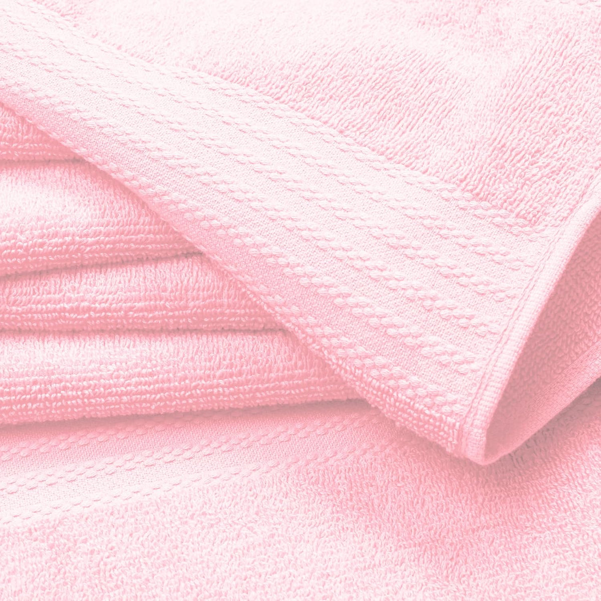 Premium Cotton 4 Pack Bath Towel Set - 100% Pure Cotton - 4 Bath Towels 27x54 - Ideal for Everyday use - Ultra Soft & Highly Absorbent - Pink
