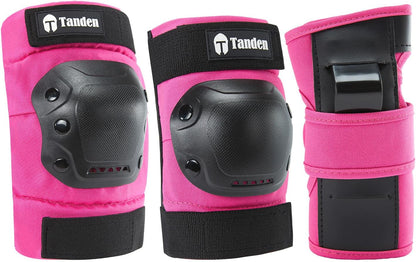 Skate Protective Gear Adult Knee Pads and Elbow Pads Set Wrist Guard