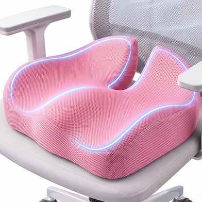 Seat Cushion, XL Large Memory Foam Cushion for /Office Chair/Car/Wheelchair