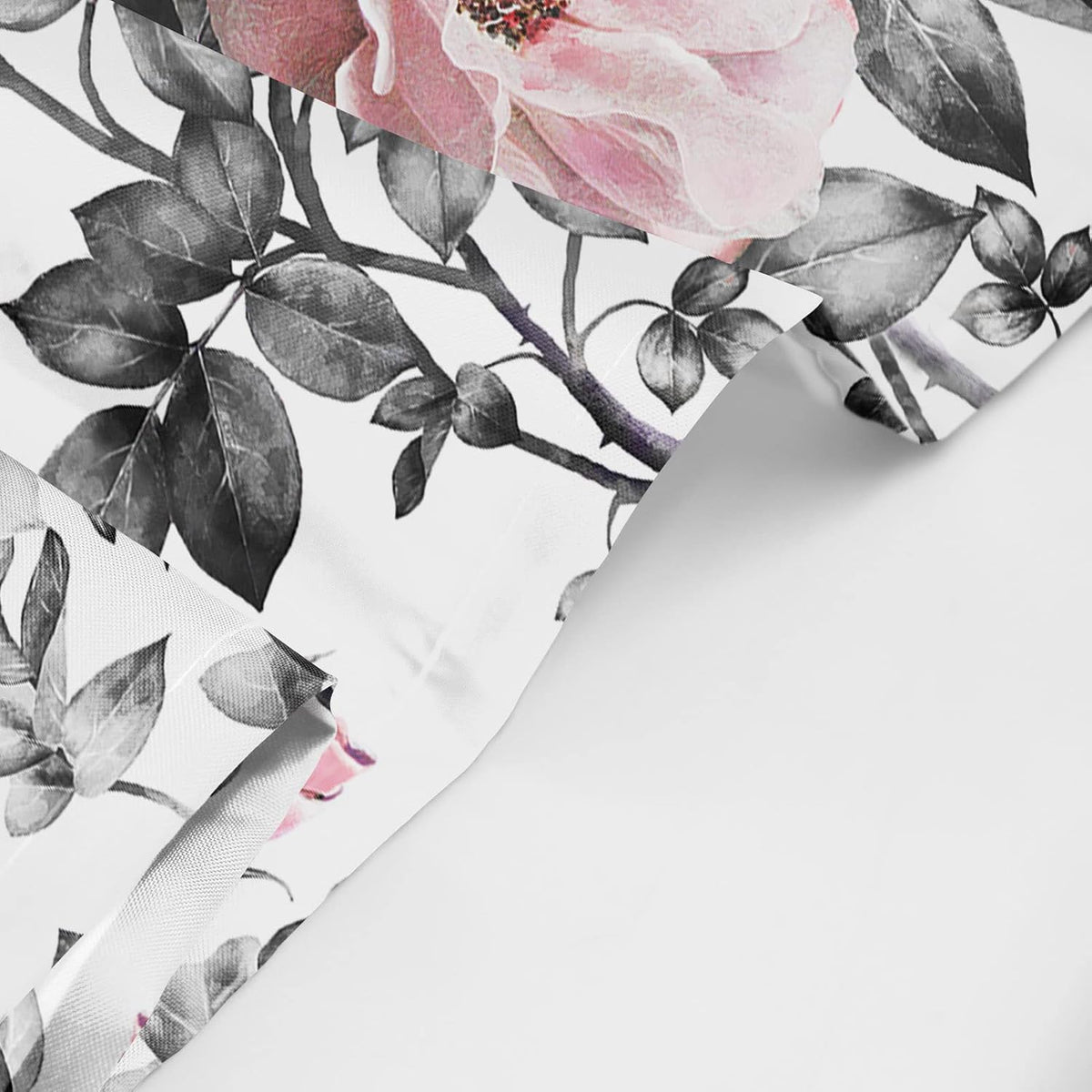 Shower Curtain, for Bathroom Decor 72" x 72", Floral Rose
