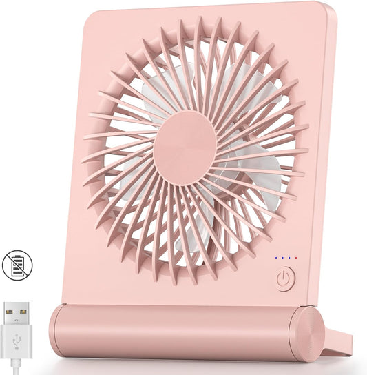 USB Desk Fan, Strong Wind Ultra Quiet Small Mini Fan