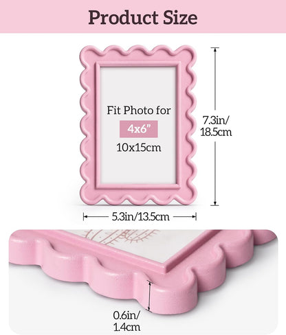 Pink 4x6 Picture Frame Cute Photo Frame