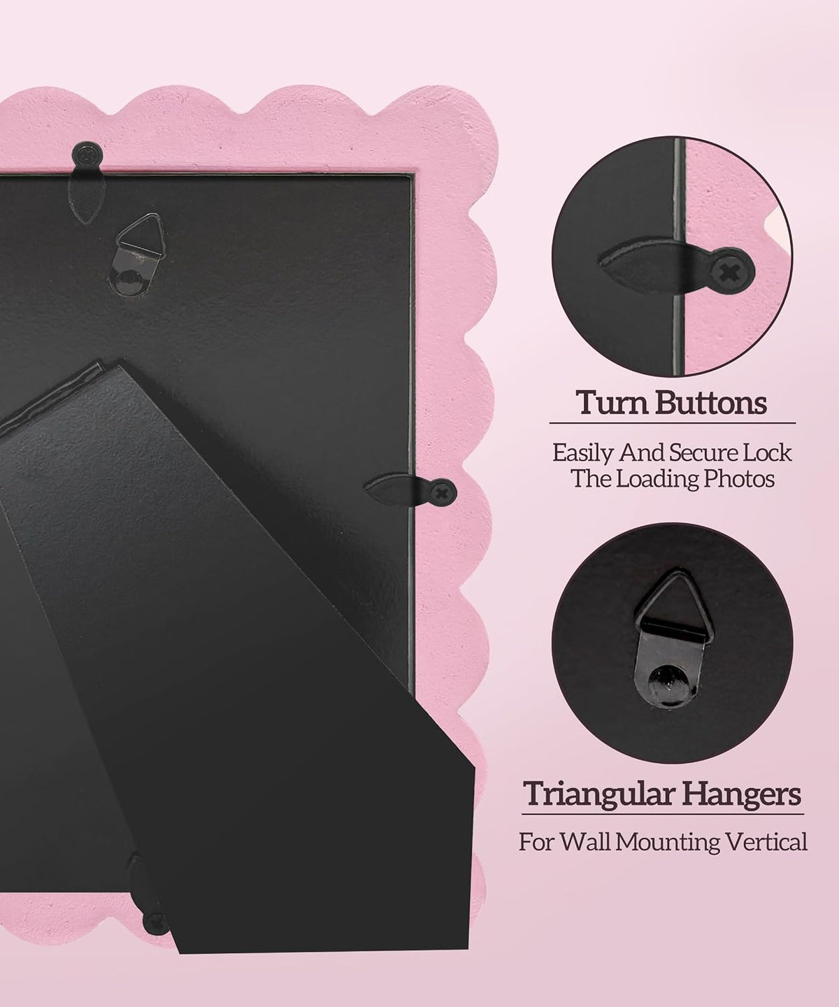 Pink 4x6 Picture Frame Cute Photo Frame