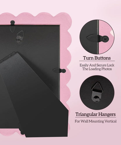 Pink 4x6 Picture Frame Cute Photo Frame