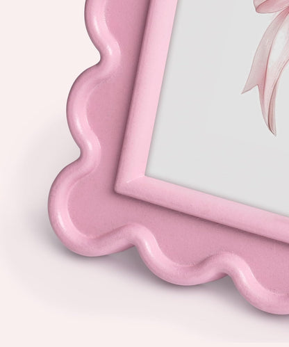 Pink 4x6 Picture Frame Cute Photo Frame