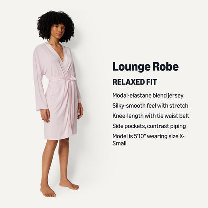 Women's Long Sleeve Robe, Modal-Blend Bathrobe