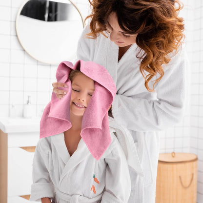 36 Packs of Bleach Proof Towels Microfiber Absorbent Salon Towels Bleach Resistant Salon Hand Towels for Gym, Bath, Spa, Shaving, Shampoo, Home Hair Drying, 16 x 28 Inches (Pink)