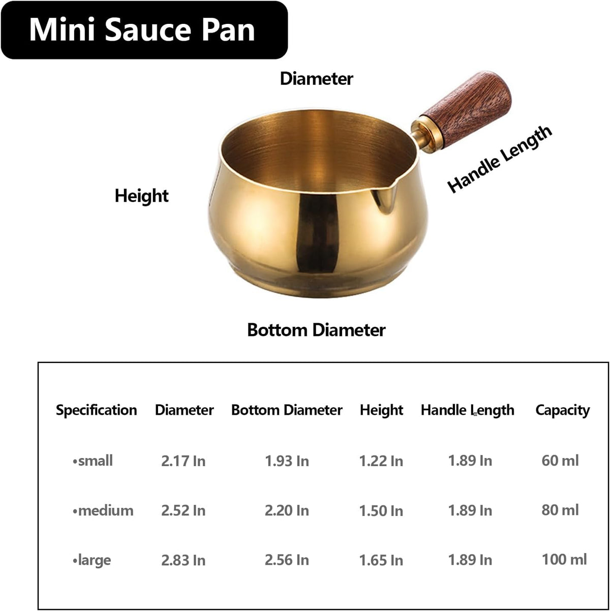 Small pots for cooking