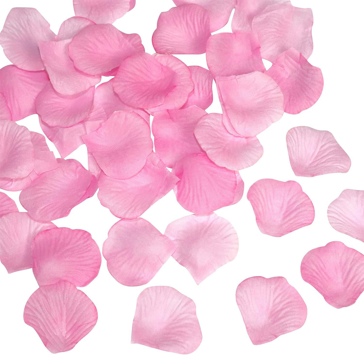 1120 Pcs Artificial Silk Rose Petals Flower Petals for Wedding Decoration Party Valentine’s Day (Pink)