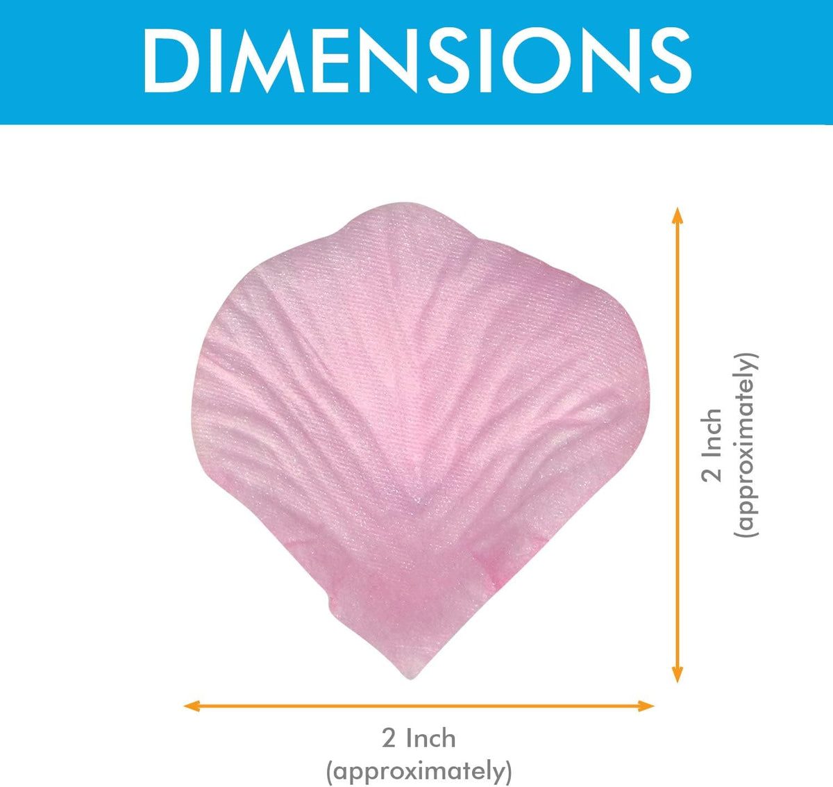 1120 Pcs Artificial Silk Rose Petals Flower Petals for Wedding Decoration Party Valentine’s Day (Pink)