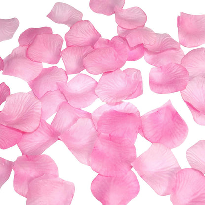 1120 Pcs Artificial Silk Rose Petals Flower Petals for Wedding Decoration Party Valentine’s Day (Pink)