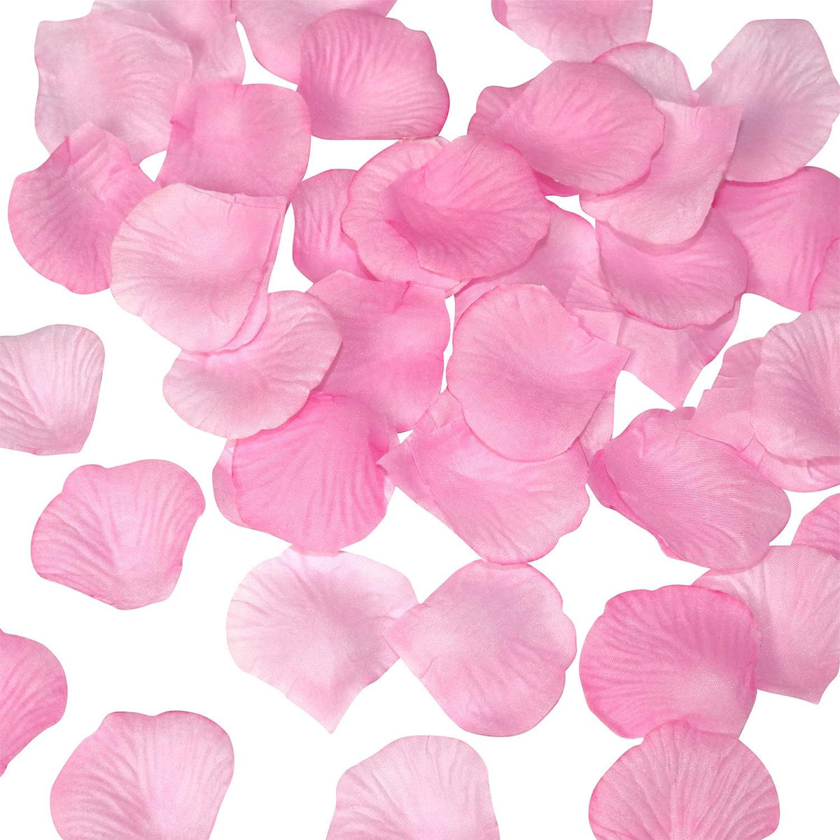 1120 Pcs Artificial Silk Rose Petals Flower Petals for Wedding Decoration Party Valentine’s Day (Pink)
