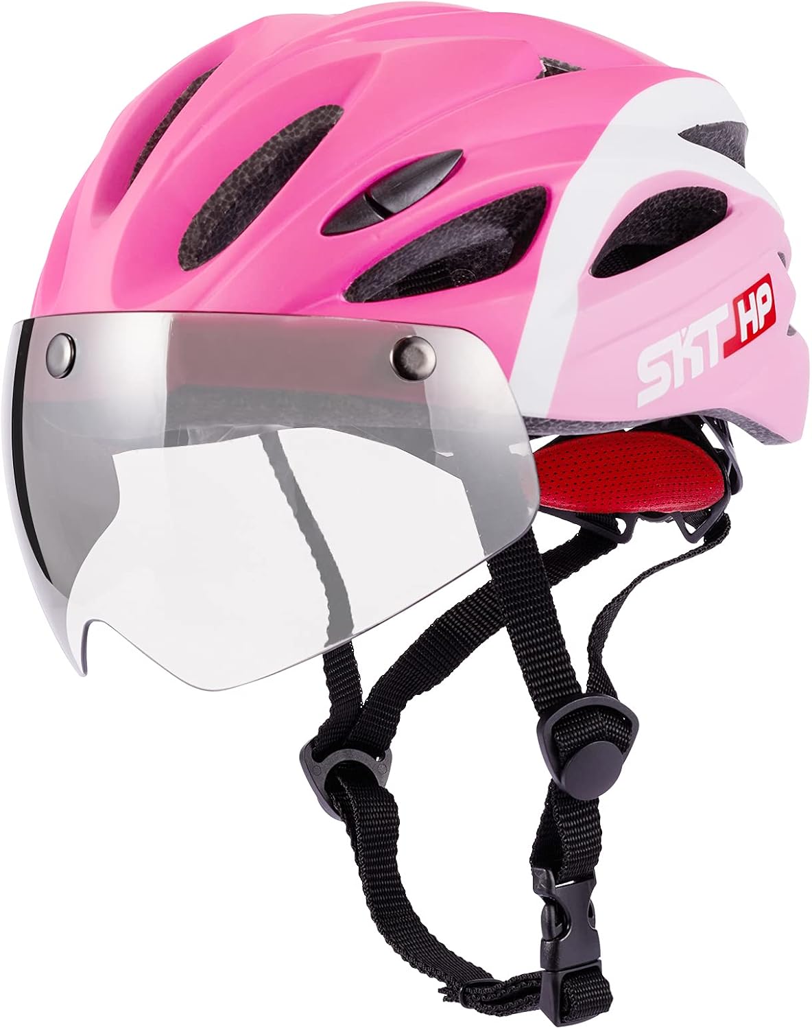 Toddler Bike Helmet, Adjustable Helmet for Kids and Youth with Detachable Magnetic Goggles, Bicycle Cycling Skate Scooter Skateboard Helmet for Boys and Girls