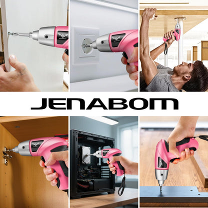 3.6V Electric Screwdriver Cordless, 3.5Nm Max Torque, LED Light