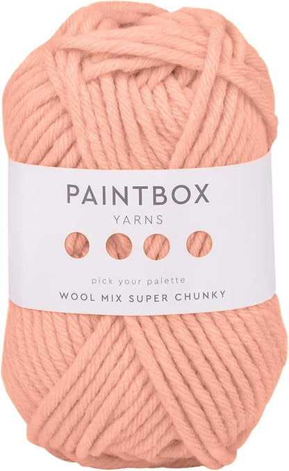 Paintbox Yarns Wool Mix Super Chunky Yarn - Bulky - 3.53oz/100g, 60yds/55m