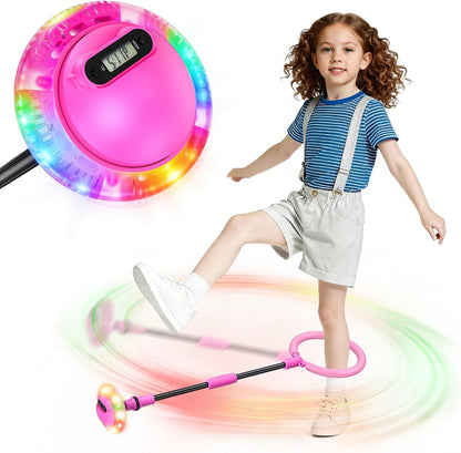Skip Ball for Kids – LED Display Skip It Toy with Counter