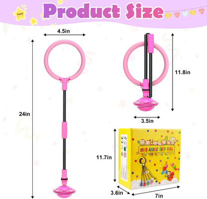 Skip Ball for Kids – LED Display Skip It Toy with Counter