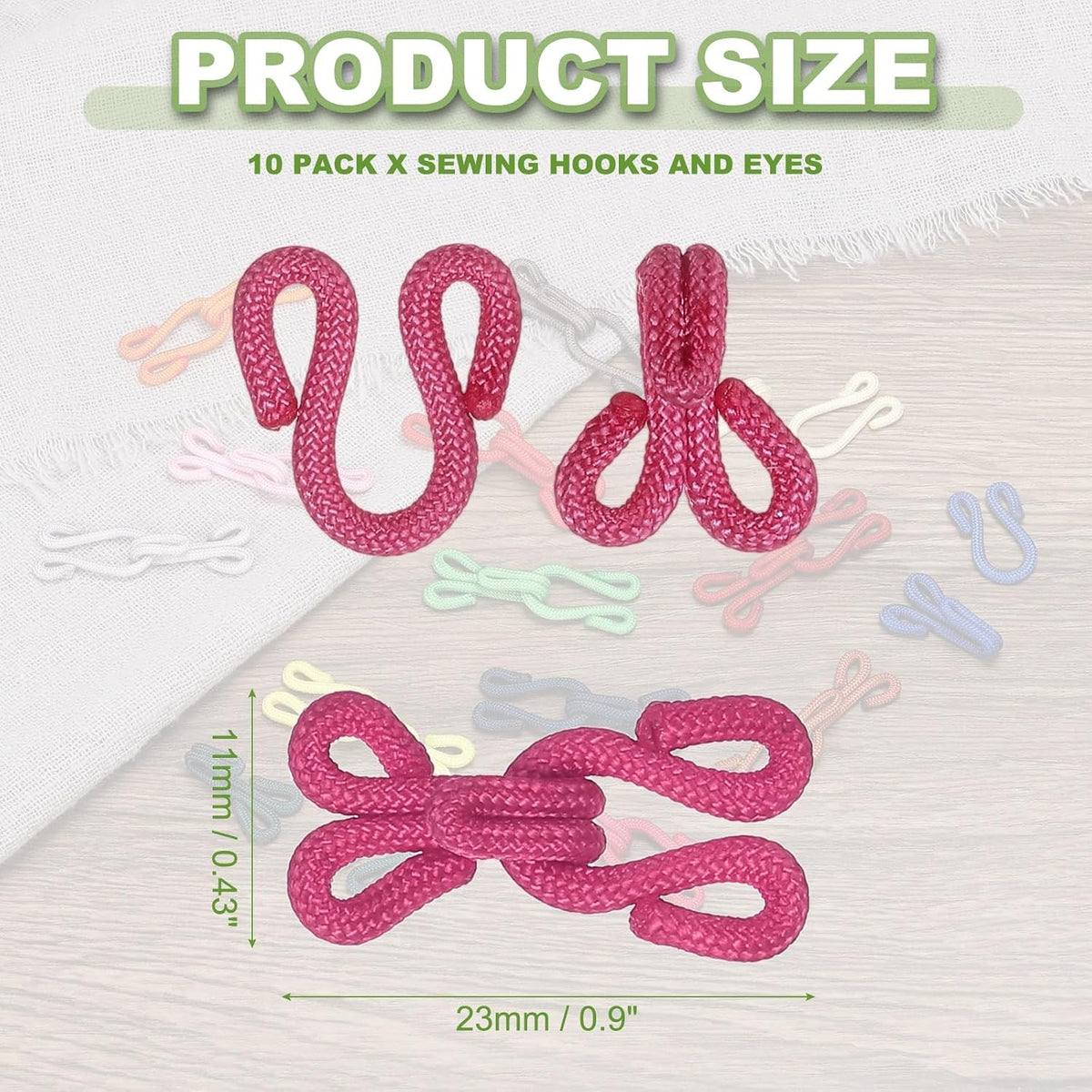 Sewing Hooks and Eyes
