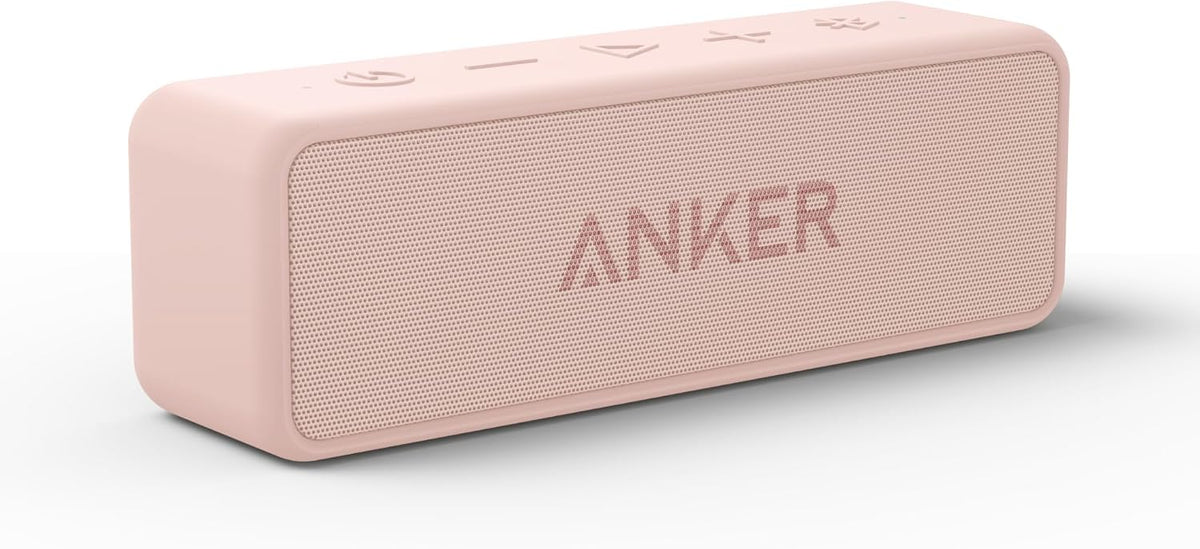 soundcore 2 Portable Bluetooth Speaker, Stereo Sound, IPX7