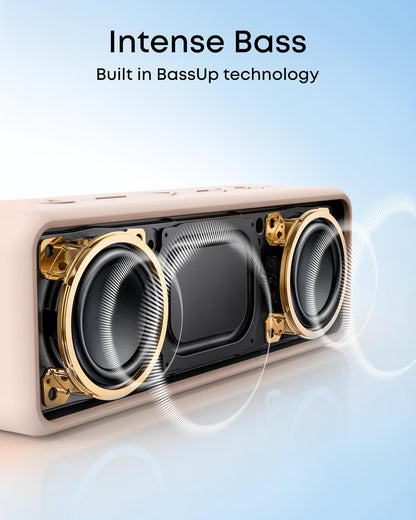 soundcore 2 Portable Bluetooth Speaker, Stereo Sound, IPX7