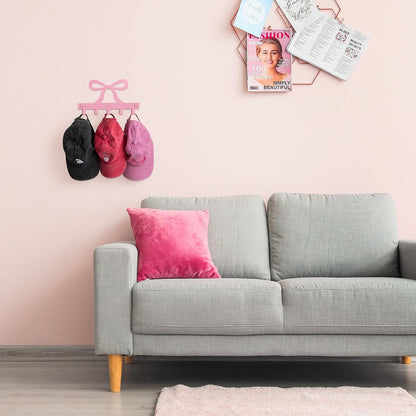 Pink Bow Over The Door Hooks Coquette Bathroom Decor