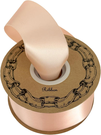 Peach Satin Fabric Ribbon - 2" x 50 Yards, Fall