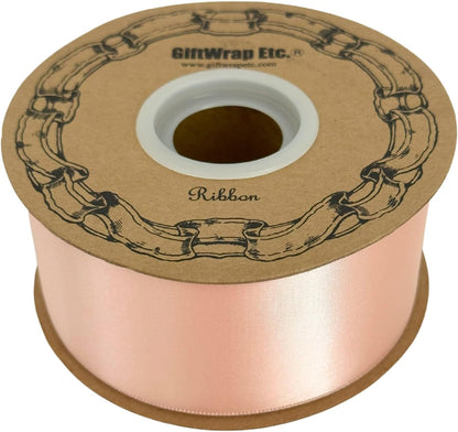 Peach Satin Fabric Ribbon - 2" x 50 Yards, Fall