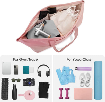 Large Yoga Mat Bag Trolley Sleeve Gym Carrier Shoe Bag Wet Pocket