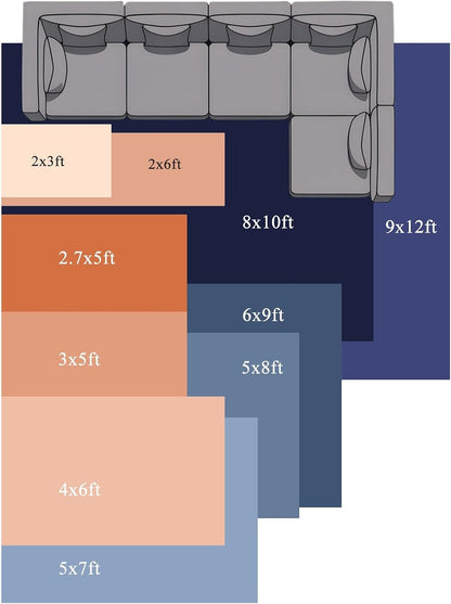 Peach Pink Checkered Area Rug 6x9ft Abstract White Geometric Argyle Stripe Non-Slip Washable Rectangle Rugs Soft Felt Indoor Floor Mat for Bedroom Kitchen Living Room Bathroom