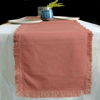 Natural Cotton-Linen Table Runner