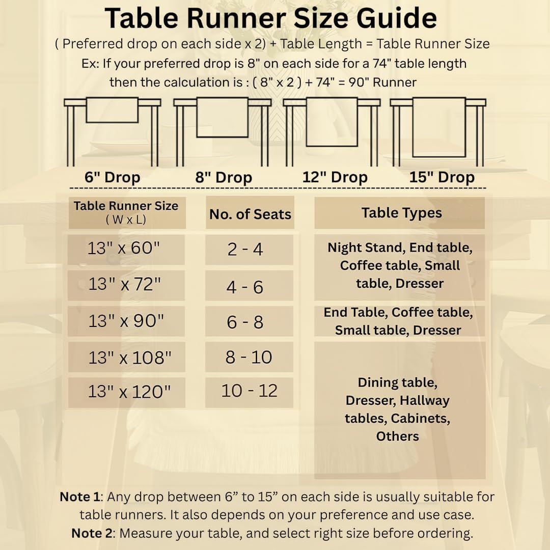 Natural Cotton-Linen Table Runner