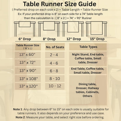 Natural Cotton-Linen Table Runner