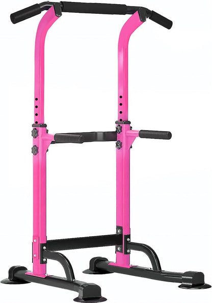 Power Tower Dip Station Pull Up Bar Station for Home Gym
