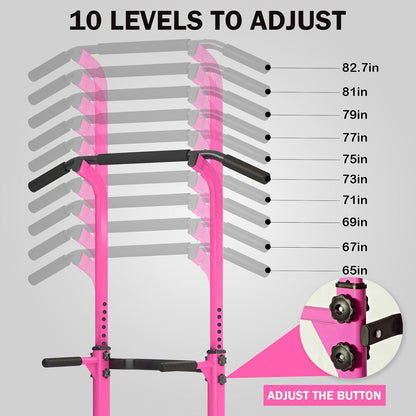 Power Tower Dip Station Pull Up Bar Station for Home Gym