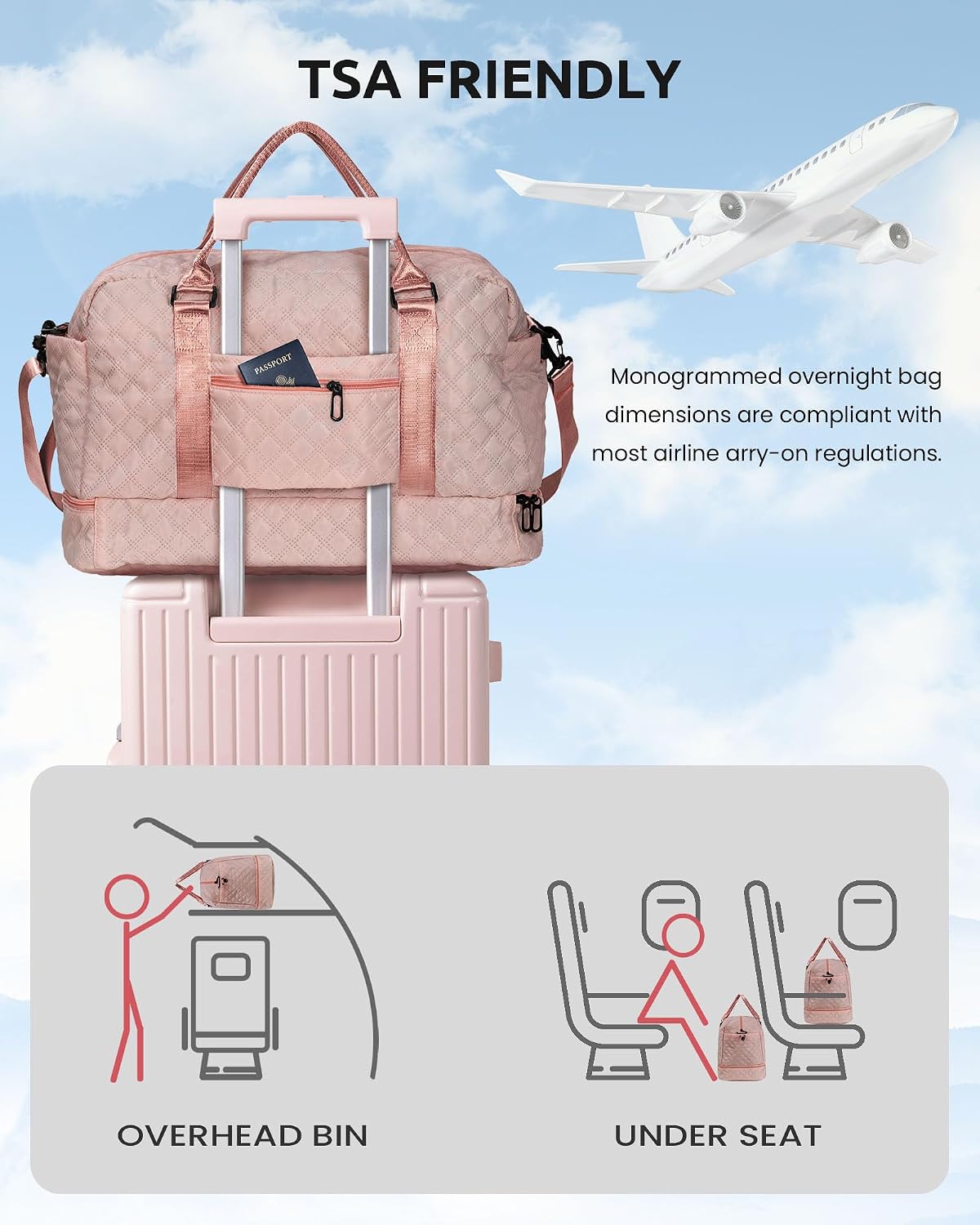 Teen Girl Gifts Trendy Stuff-Women Gift-Duffle Bags for Travel