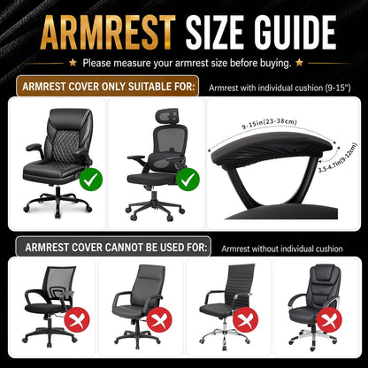 Stretch Computer Office Chair Cover with Armrest Covers Durable Zipper Universal Washable Removable Spandex Rotating Boss Chair Slipcovers Anti-dust Soft Desk Chair Seat Protector, Pink