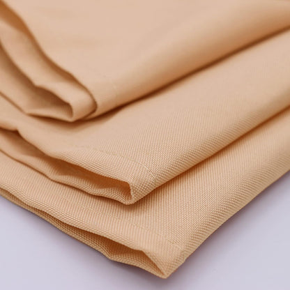 10 Pack 20 Inch Peach Cloth Polyester Napkins – Washable Dinner Fabric Napkins with Hemmed Edges for Weddings, Restaurants & Special Events