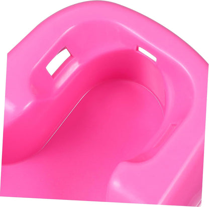 Pink Plastic Dog Water Feeder Bowl 500ml Puppy Drinking Dispenser