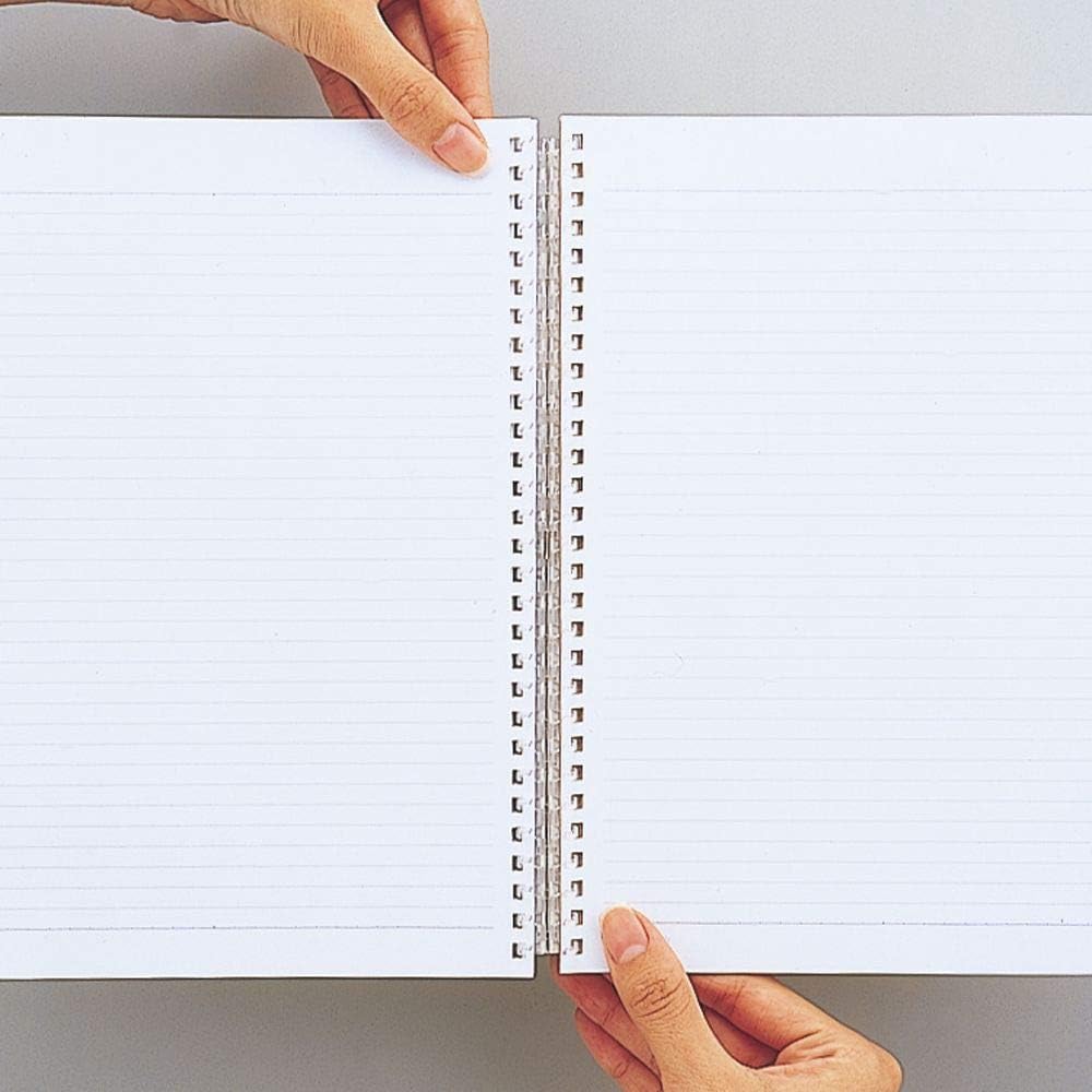. Pastello Refillable Note Book (Journal), Lined Paper, 8.3×6.1 inches, Pink (N1958-2)