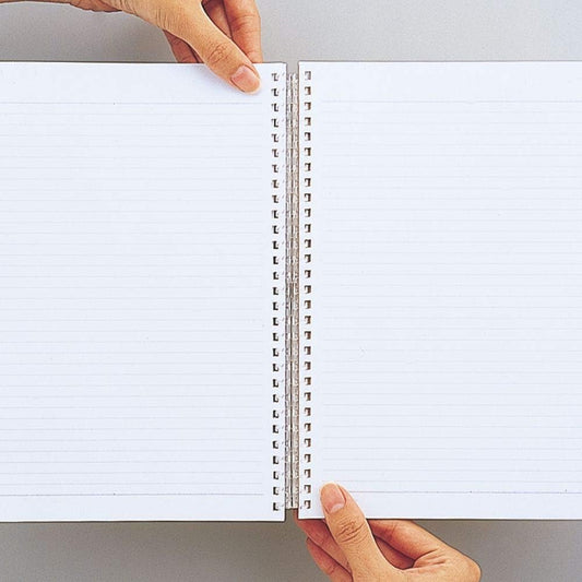 . Pastello Refillable Note Book (Journal), Lined Paper, 8.3×6.1 inches, Pink (N1958-2)