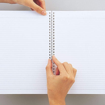 . Pastello Refillable Note Book (Journal), Lined Paper, 8.3×6.1 inches, Pink (N1958-2)