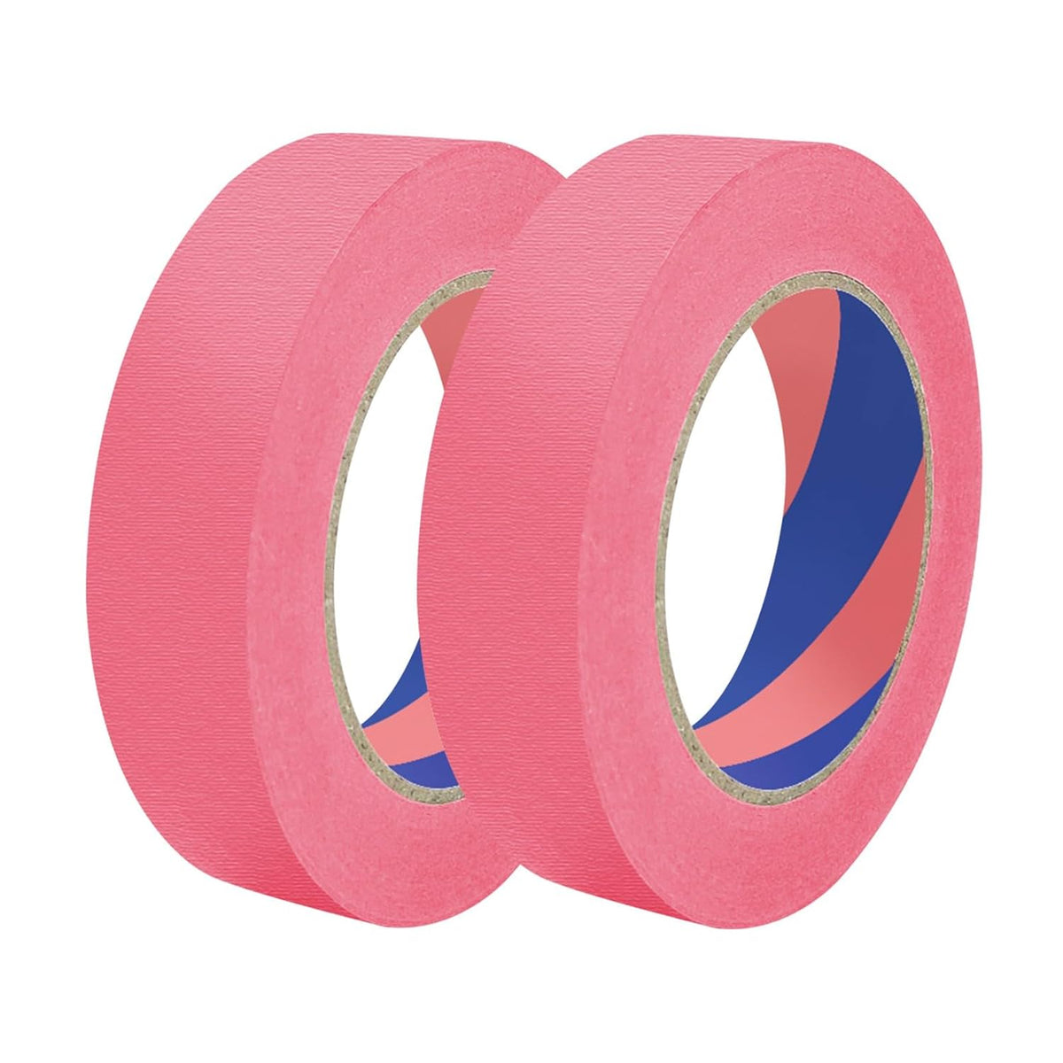 Painters Tape, 1 inch x 55 Yards x 2 Rolls Pink Painters Masking Tape for Indoor and Outdoor Use, Medium Adhesive Paint Tape for DIY Crafts, Arts, Painting, Easy Removal