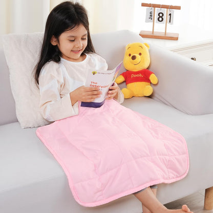 Weighted Lap Blanket 2 lbs, 19 x 21 Small Size for Summer