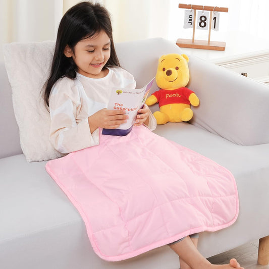 Weighted Lap Blanket 2 lbs, 19 x 21 Small Size for Summer
