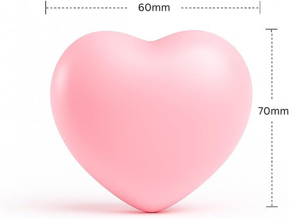 Squishy Fidget Toys for Girls, Pink Heart Slow-Rising Stress Relief Sensory Toy for Focus & Calming, Fine Motor Skills, Autism & ADHD Support