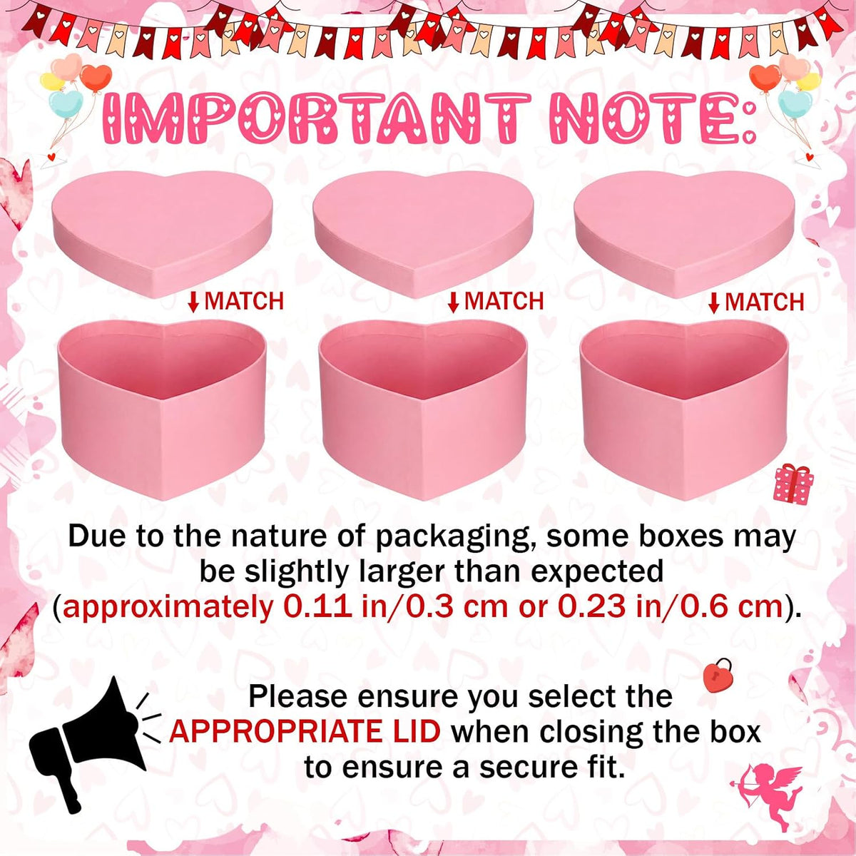 12 Pcs Small Heart Shaped Boxes - 4 x 2 Inch Wedding Nesting Gift Boxes with Lids, Heart Paper Decorative for Wedding Bridal Shower Gift Wrapping Party Decor(Pink)