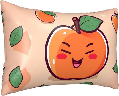 Satin Pillowcase for Hair and Skin, Pink Peach Pillow Cover Queen Size 20x30 Inch Soft Smooth Breathable Cooling Silky Pillow Cases with Hidden Zipper, Gifts for Women Men