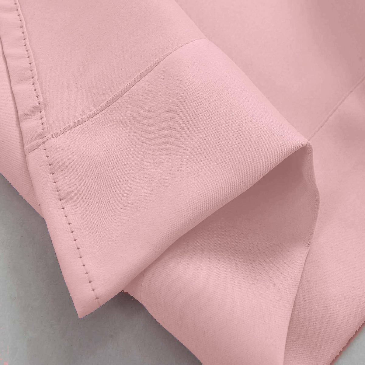 Pink Valance for Windows Kitchen Valance Room Darkening Valances for Living Room 52" W X 18" L Rod Pocket Small Window Valance, 1 Panel Set